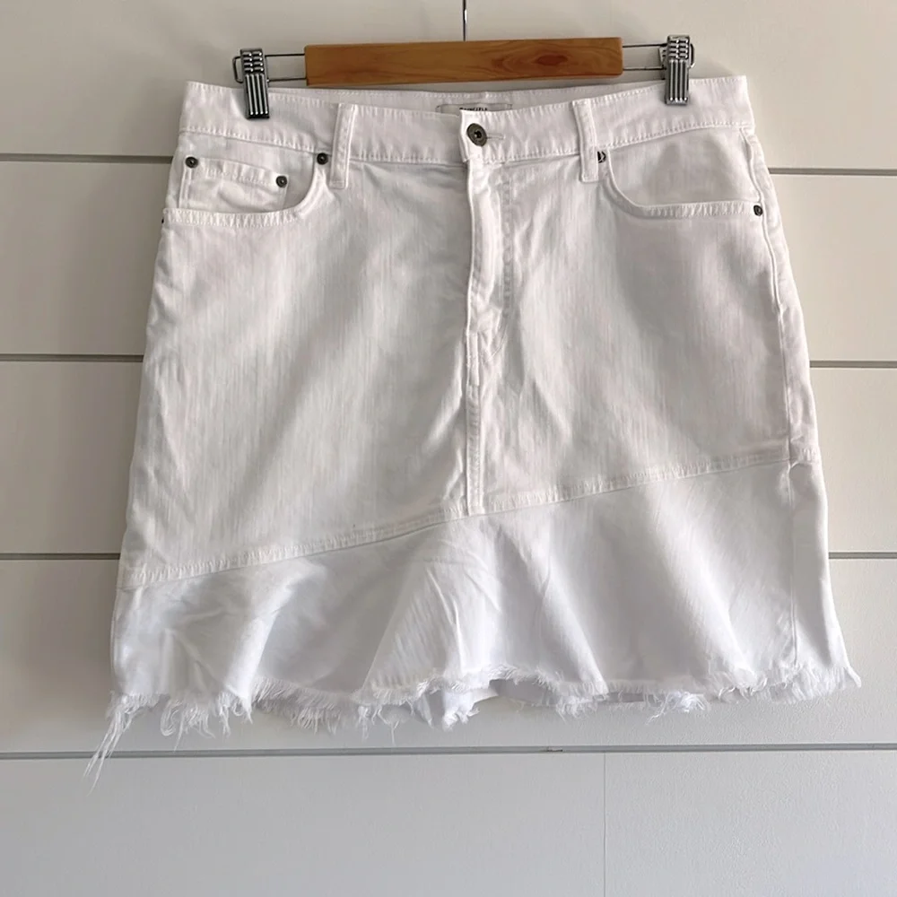 Principle Denin Innovators White Skirt